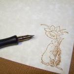 A Hedgehog Spring - Stationery Set - Parchment..