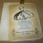 Maid Of Honor - Personalized - Gold Embossed Fancy..